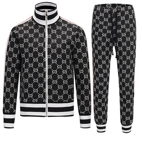 mens green gucci tracksuit|Gucci tracksuit men's price.